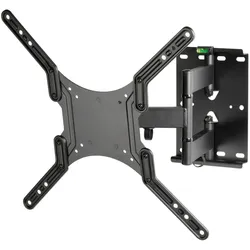 Vivanco TV-Doppelarm TV-Ständer max. 55 Zoll / 45Kg schwarz