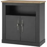 OTTO home WESTMINSTER 92 x 95 x 45 cm Dunkelgrau / Wotan Eiche