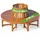 CASARIA Baumbank Ø 190 x 80 cm Braun