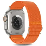 techprotect Tech-Protect Nylonarmband für Apple Watch 44 / 45 / 46 / 49 mm – Orange
