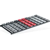 Tellerlattenrost 90x200cm Terra Med T Flex starr nicht verstellbar 5 Zonen Fertig Montiert
