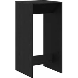 vidaXL Bartisch 51 x 50 x 103,5 cm Schwarz