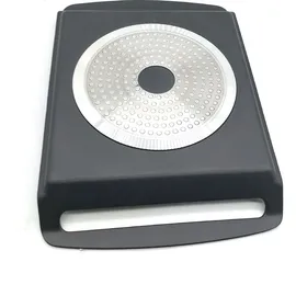 HENDI Grillplatte 39 x 26 cm Aluminium schwarz