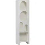 Woood Caz Regal 48 x 32 x 180 cm Weiß