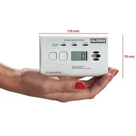 Gloria KO10D Weiß inkl. 10 Jahres-Batterie