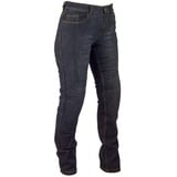 ROLEFF RACEWEAR Roleff Motorradhose Kevlar Jeans für Damen, Schwarz, Größe 29