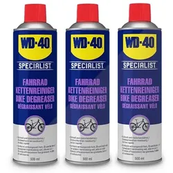 Wd-40 3x 500ml Fahrrad Kettenreiniger [Hersteller-Nr. 49704/NBA]