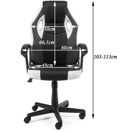 Akord Gaming-Stuhl Rot PC