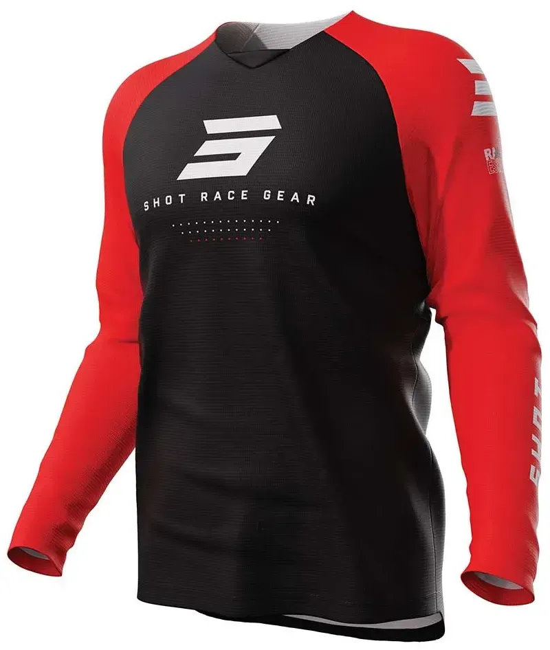 Shot Escape Langarm-trikot - Escape Red - S