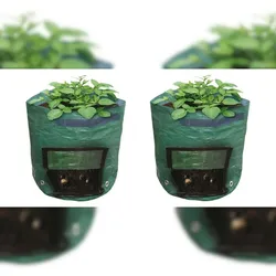2x Kartoffel-Pflanzsäcke Pflanzbeutel Pflanztasche Balkonkasten Pflanzkasten