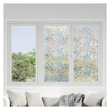 vidaXL Statisches Fensterfolie 3D Regenbogenmuster 45 x 2000 cm PVC