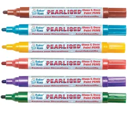 Perlglanz Deko- & Glasmalstifte Farbpackung B (Set B) Farben