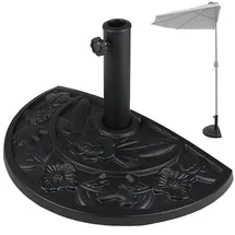 Bakaji Schirmständer Wetterfest Ø 50 x 32 x 32 cm Schwarz