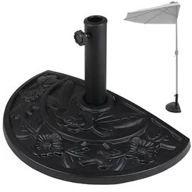 Bakaji Schirmständer Wetterfest Ø 50 x 32 x 32 cm Schwarz