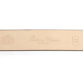 Anthoni Crown Damengürtel Leder schwarz 85