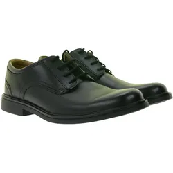 Clarks Un Aldric Lace Herren Echtleder-Schuhe Business-Schuhe Anzug-Schuhe Schnür-Schuhe 26132677 Schwarz - 