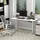 Vinsetto Schreibtisch 140 x 70 cm mit 4 Memory-Voreinstellungen Weiß