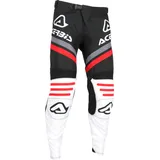 Acerbis Linear Lugo, Textilhose - Schwarz/Weiß/Rot/Grau - 38