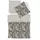 FLEURESSE Interlook Jersey Bettwäsche Blätter mehrfarbig 135 x 200 cm + 80 x 80 cm