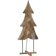 vidaXL Weihnachtsbaum mit Ständer 180 cm Braun