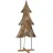 vidaXL Weihnachtsbaum mit Ständer 180 cm Braun