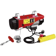Berger & Schröter 60381 Elektrischer Seilhebezug Tragfähigkeit (mit Umlenkrolle) 600kg Tragfähigkeit (ohne Umlenkrolle) 300kg