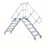ZARGES LM-Überstieg 45° 7 Stufen, 1000 mm breit, Höhe 1.380 mm