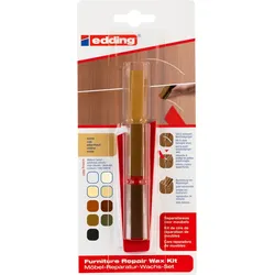 edding 8901 Möbel-Reparatur-Wachs-Set eiche (3er Blister)