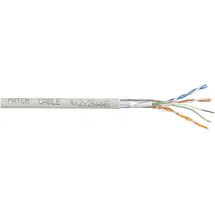 TRU Components Netzwerkkabel F/UTP 4 x 2 x 0.27mm2 Weiß 100m
