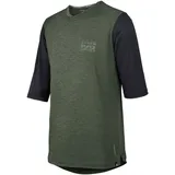 IXS Carve X Jersey olive-solid black M