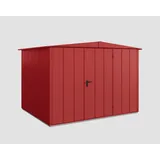 EcoStar Gerätehaus Elegant-S Typ 3 purpurrot 1 flg 323,6 x 247,7 x 219,4 cm