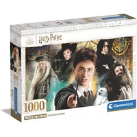 CLEMENTONI 39787 Harry Potter – 1000 Teile – Puzzle für Erwachsene, hergestellt in Italien, Mehrfarbig