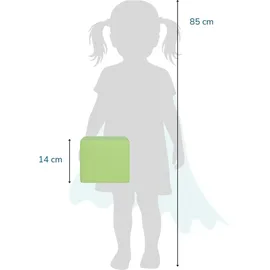 alldoro 60802 Softbausteine-Set mit 6 Schaumstoffwürfeln, 14 x 14 x 14 cm, für Kinder ab 0 Jahre, flüsterleise & sicher, Gelb/Grün/Türkis