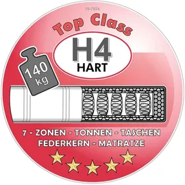 Jockenhöfer Gruppe Boxspringbett »Paulina, inkl. Topper und Kissen, Härtegrade wählbar« 140x200 cm oder 180x200cm, grau