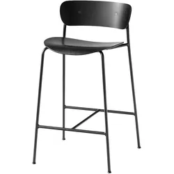 &Tradition Pavilion AV7 Barhocker, höhe 65 cm, eiche schwarz lackiert