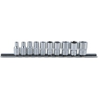 KS Tools 1/4" Sechskant-Stecknuss-Satz, 10-tlg. 4-13mm