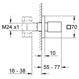 Grohe Eurocube Unterputzventil 19910000