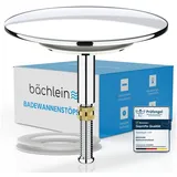 Bächlein Badewannenstöpsel - 7,2 mm, höhenverstellbar, [Chrom]