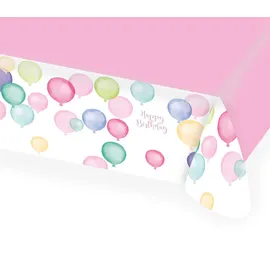 Amscan Tischdecke Happy Birthday Pastel Papier 115 x 175 cm
