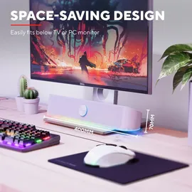 Trust GXT 619W Thorne RGB Beleuchtung 12W, Weiß