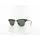 Ray-Ban Clubmaster RB3016 W0365 49-21 polished black on gold/green