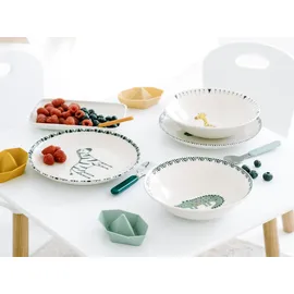 CreaTable Safari Bunt Teller Set 8-tlg. bunt