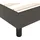 vidaXL Boxspringbett 160 x 200 cm dunkelgrau