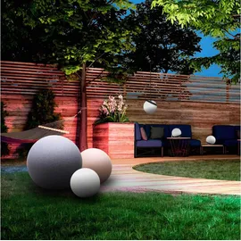 Müller-Licht tint Calluna Solar white+color LED Gartenleuchte 25cm (404072)
