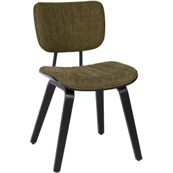 4er-Set Valerie | Bistro Stuhl | Braun | Stoff/Textil