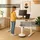 assmann büromöbel ASSMANN Elektrisch höhenverstellbarer Kinderschreibtisch JUNIOR Eiche Polar Weiß, 120x80cm, Memoryfunktion, Kollisionsschutz, 2-fach-Motorik - Weiß/Beige