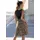 Buffalo Jerseykleid Shirtkleid Animalprint Schwarz 38