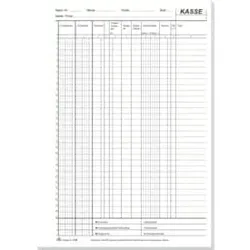 RNK Kassenbuch EDV A4 3160 Steuerschiene 300