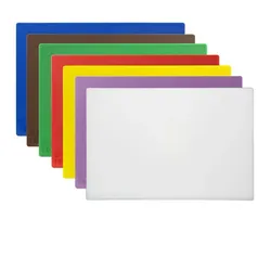 Gastronoble Hygiplas Low Density Schneidebretter - 7 Stück - LDPE - 1 x 45 x 30cm
