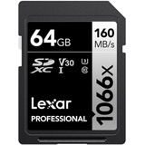 Lexar Professional 1066x 160MB/s V30 I 64 GB